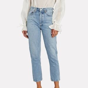 Agolde Riley High Rise Straight Jean